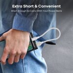 etguuds USB to USB C Cable 1ft, 2-Pack USB A to Type C Charger Cord Fast Charging for Samsung Galaxy A17 A16 A15 A26 A36 A56, S25 S24 S23 S22 S21 S20 S10 Note 20, for iPhone 17 16 15, Moto, White