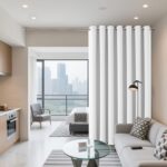 Joydeco Blackout Patio Sliding Door Curtains 84 Inches Long, Grommet Privacy Room Divider Curtains, Extra Wide Thermal Blackout Drapes for Bedroom Living Room (Pure White, 100Wx84L, 1 Panel)