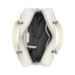 Calvin Klein Cali Satchel, Cherub White/Endive, One Size