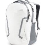 The North Face Women’s Vault Everyday Laptop Backpack – Commuter Travel Bag, Water-Repellent, Spacious Main Compartment, TNF White Metallic Mélange/Mid Grey-NPF, One Size
