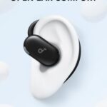 Soundcore V20i by Anker Open-Ear Headphones, Adjustable Ear Hooks, Ultra-Comfort, Snug Fit, Powerful Sound, Clear Calls, IP55, 36H Playtime, Bluetooth 5.4 Wireless Earbuds, Multipoint Connection