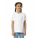 Gildan Youth Ultra Cotton T-Shirt, Style G2000B, Multipack, White (12-Pack), X-Small