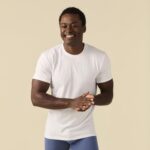 Gildan Men’s Cotton Stretch T-Shirts, Multipack, Artic White (Crew 3-Pack), Large