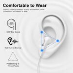 [Apple MFi Certified] for iPhone Headphones Wired Earbuds/Earphones with Built-in Microphone & Volume Control HiFi Stereo Nosie Reduction Compatible for iPhone 14 13 12 11 Pro Max XS XR X 8 7, 2 Pack
