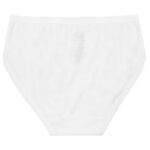 Fruit of the Loom girls Cotton Brief underwear, 6 Pack – White, 12 US